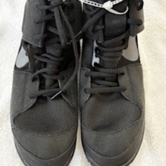 Nike Fury Wrestling Shoes in black mesh / man made outsole NWOT Men's Size 10 - Picture 1 of 11